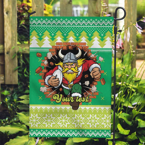 Santa Raiders Personalized Garden Flag Christmas Rugby League Spirit - Aussie Hoodie