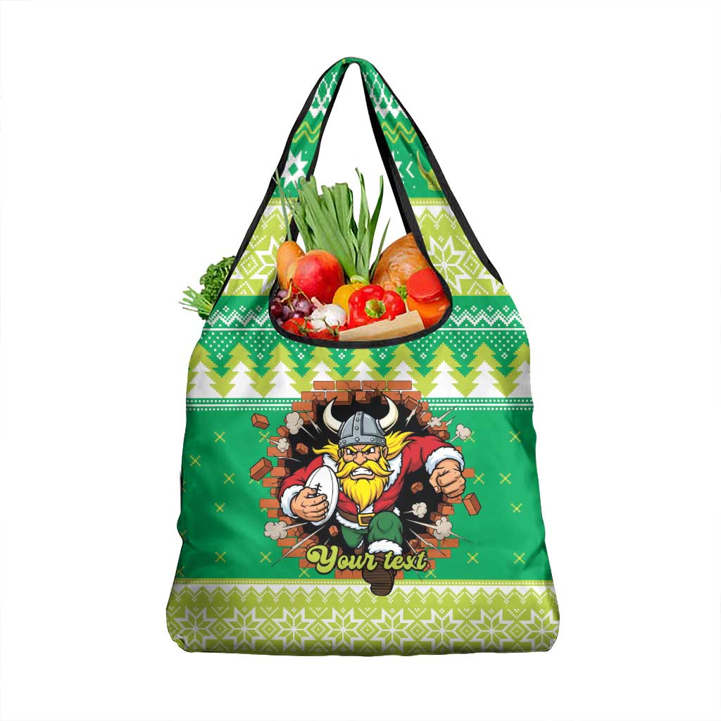 Santa Raiders Personalized Grocery Bag Christmas Rugby League Spirit - Aussie Hoodie