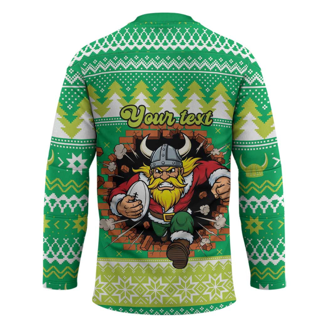 Santa Raiders Personalized Hockey Jersey Christmas Rugby League Spirit - Aussie Hoodie