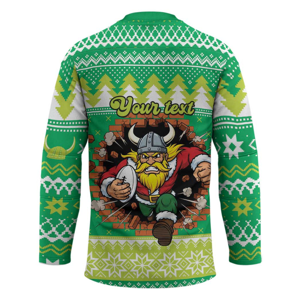 Santa Raiders Personalized Hockey Jersey Christmas Rugby League Spirit - Aussie Hoodie