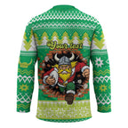 Santa Raiders Personalized Hockey Jersey Christmas Rugby League Spirit - Aussie Hoodie