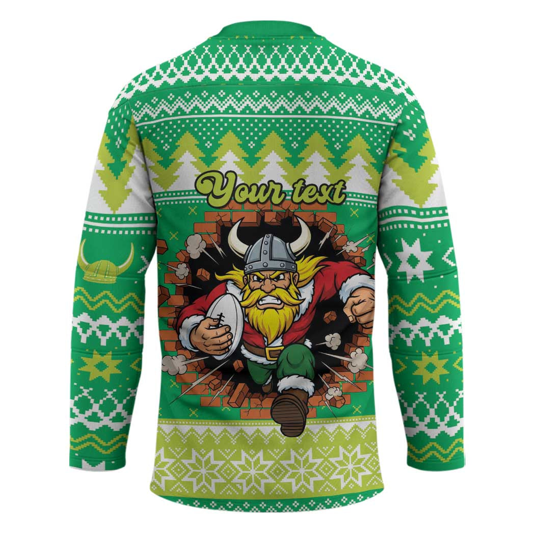 Santa Raiders Personalized Hockey Jersey Christmas Rugby League Spirit - Aussie Hoodie