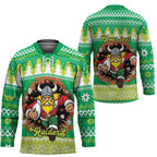 Santa Raiders Personalized Hockey Jersey Christmas Rugby League Spirit - Aussie Hoodie