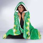Santa Raiders Personalized Hooded Blanket Christmas Rugby League Spirit - Aussie Hoodie