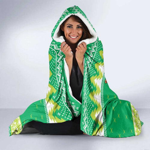Santa Raiders Personalized Hooded Blanket Christmas Rugby League Spirit - Aussie Hoodie