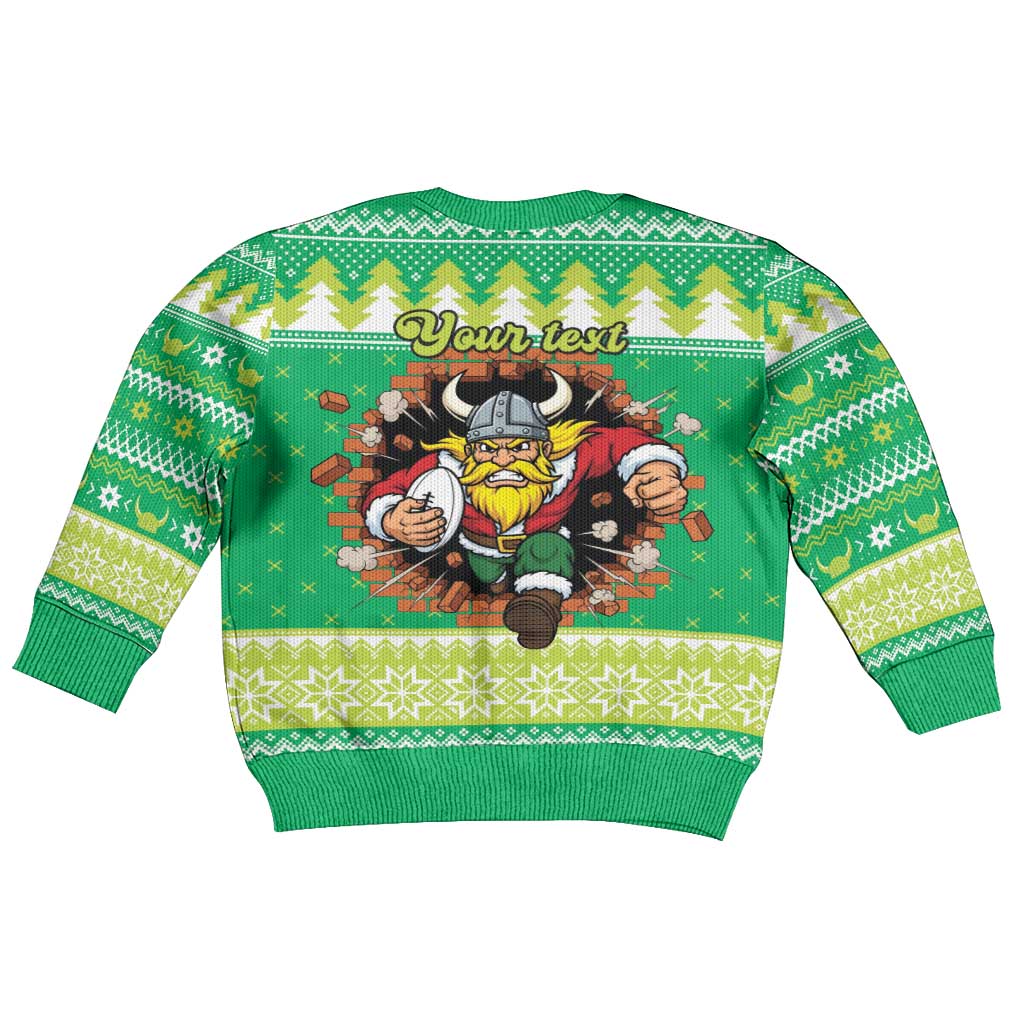 Santa Raiders Personalized Kid Ugly Christmas Sweater Christmas Rugby League Spirit - Aussie Hoodie