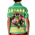 Santa Raiders Personalized Kid Polo Shirt Christmas Rugby League Spirit - Aussie Hoodie