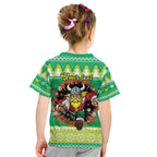 Santa Raiders Personalized Kid T Shirt Christmas Rugby League Spirit - Aussie Hoodie