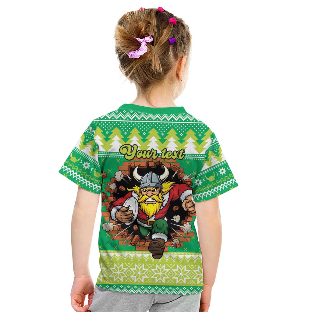 Santa Raiders Personalized Kid T Shirt Christmas Rugby League Spirit - Aussie Hoodie