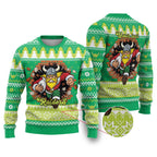 Santa Raiders Personalized Ugly Christmas Sweater Christmas Rugby League Spirit - Aussie Hoodie