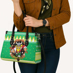 Santa Raiders Personalized Leather Bag Christmas Rugby League Spirit - Aussie Hoodie