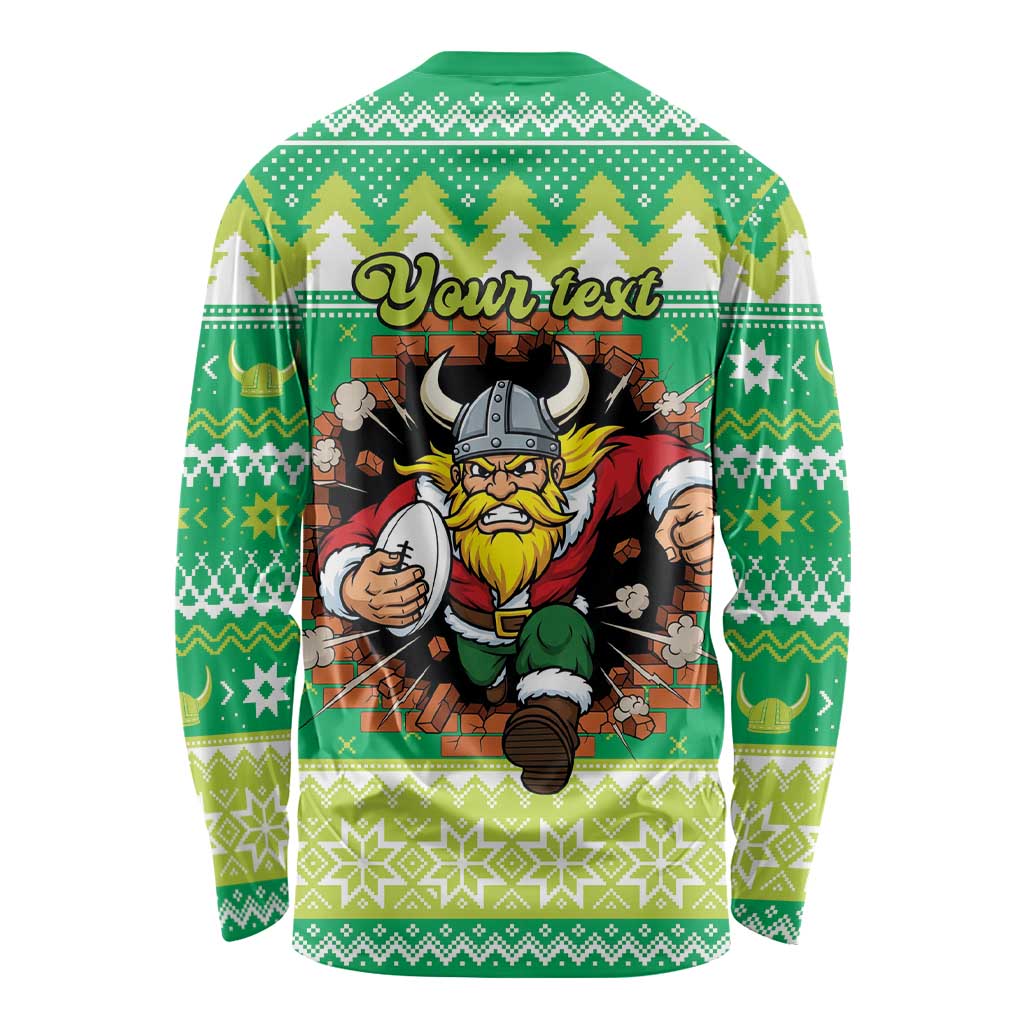 Santa Raiders Personalized Long Sleeve Shirt Christmas Rugby League Spirit - Aussie Hoodie