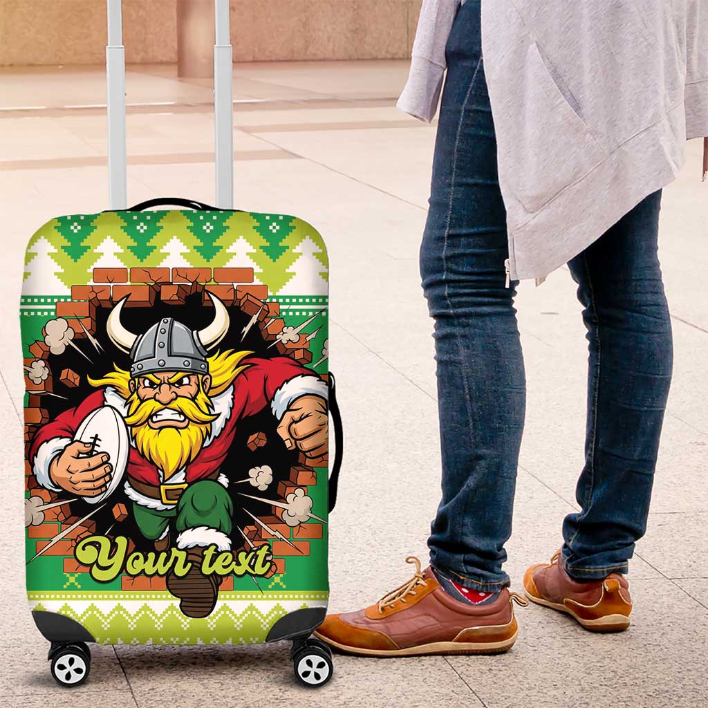 Santa Raiders Personalized Luggage Cover Christmas Rugby League Spirit - Aussie Hoodie