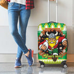 Santa Raiders Personalized Luggage Cover Christmas Rugby League Spirit - Aussie Hoodie