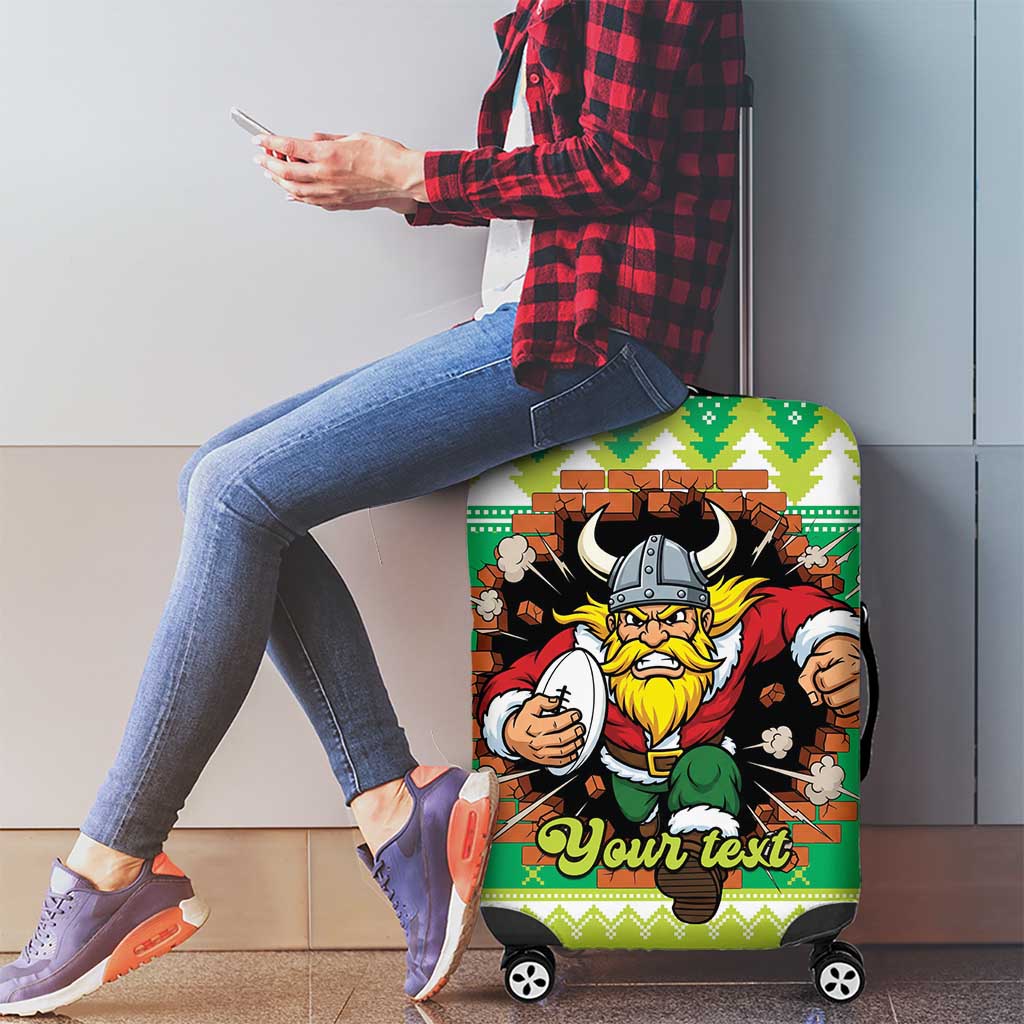 Santa Raiders Personalized Luggage Cover Christmas Rugby League Spirit - Aussie Hoodie