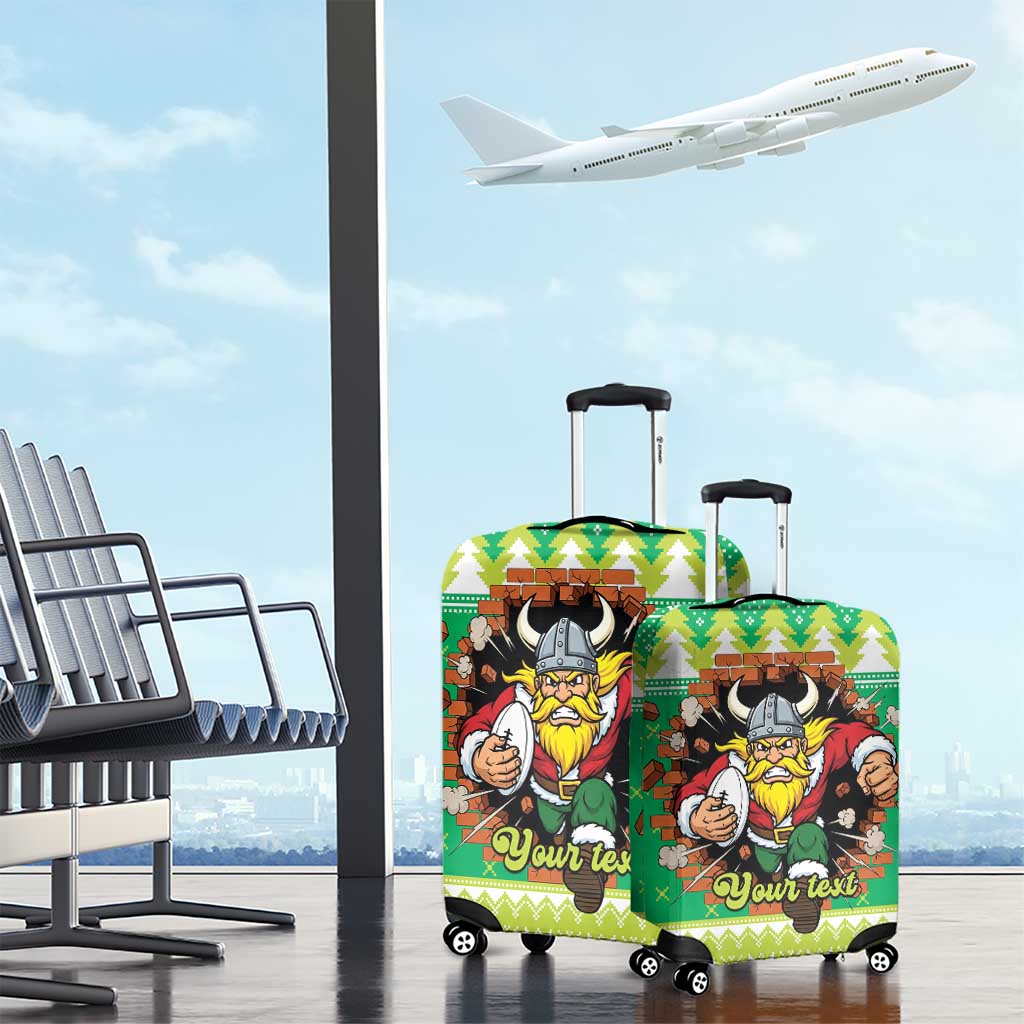Santa Raiders Personalized Luggage Cover Christmas Rugby League Spirit - Aussie Hoodie