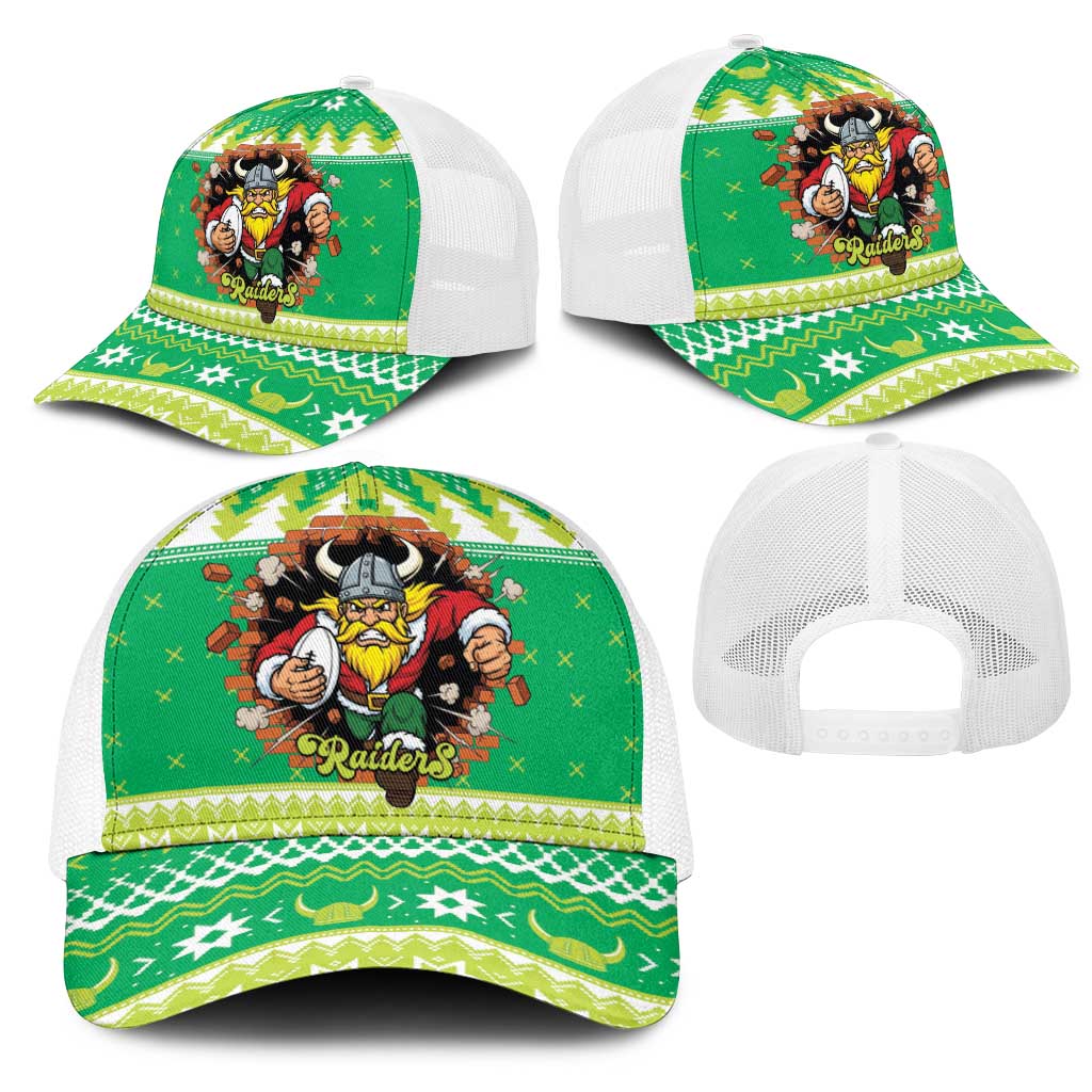 Santa Raiders Mesh Trucker Cap Christmas Rugby League Spirit - Aussie Hoodie