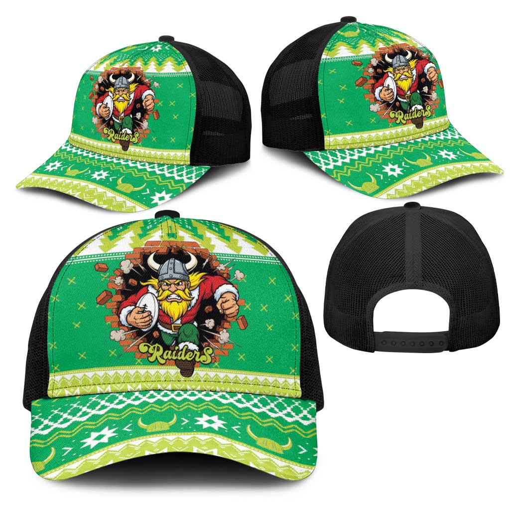 Santa Raiders Mesh Trucker Cap Christmas Rugby League Spirit - Aussie Hoodie