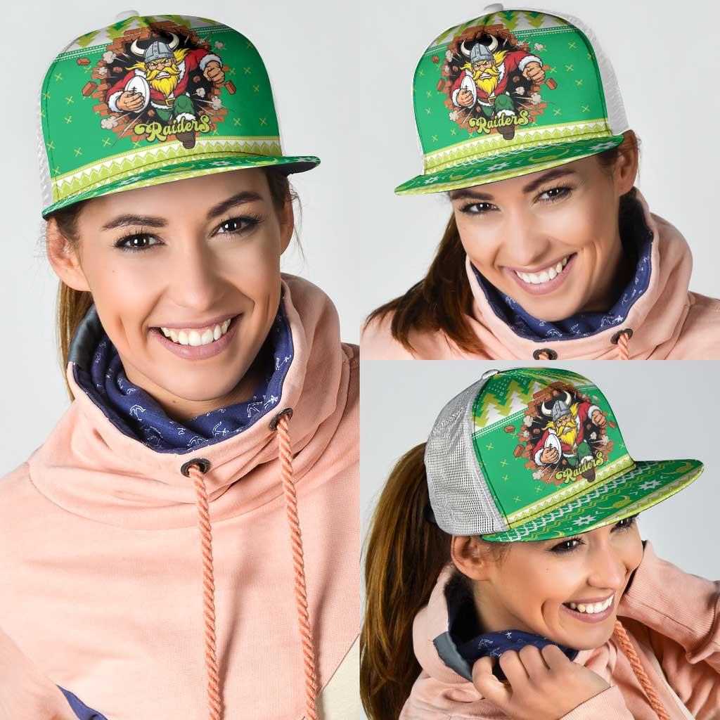 Santa Raiders Mesh Trucker Cap Christmas Rugby League Spirit - Aussie Hoodie