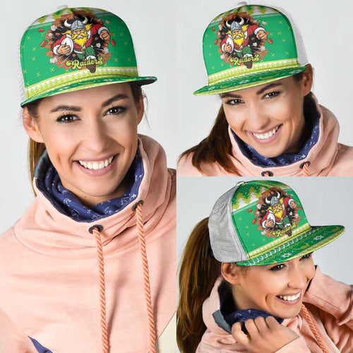 Santa Raiders Mesh Trucker Cap Christmas Rugby League Spirit - Aussie Hoodie