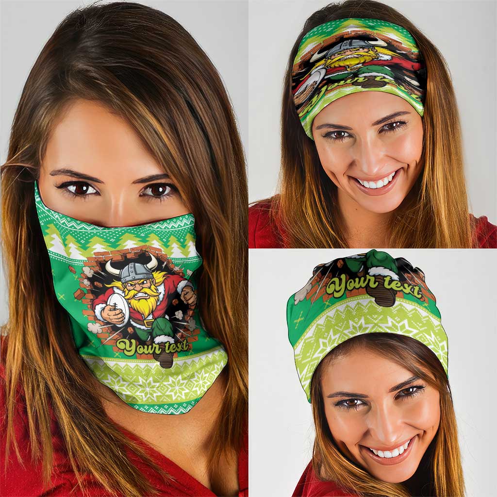 Santa Raiders Personalized Neck Gaiter Christmas Rugby League Spirit - Aussie Hoodie