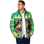 Santa Raiders Personalized Padded Jacket Christmas Rugby League Spirit - Aussie Hoodie