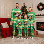 Santa Raiders Personalized Christmas Pajama Set Christmas Rugby League Spirit - Aussie Hoodie