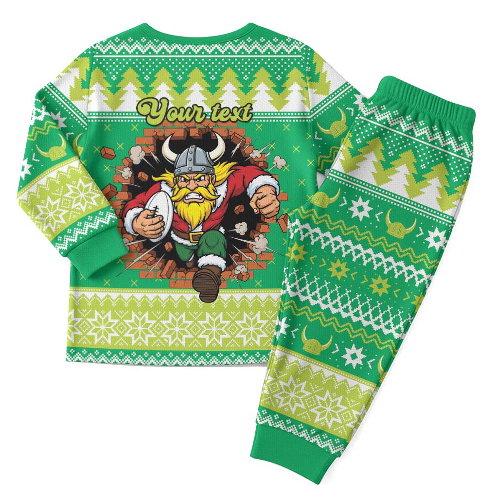 Santa Raiders Personalized Christmas Pajama Set Christmas Rugby League Spirit - Aussie Hoodie