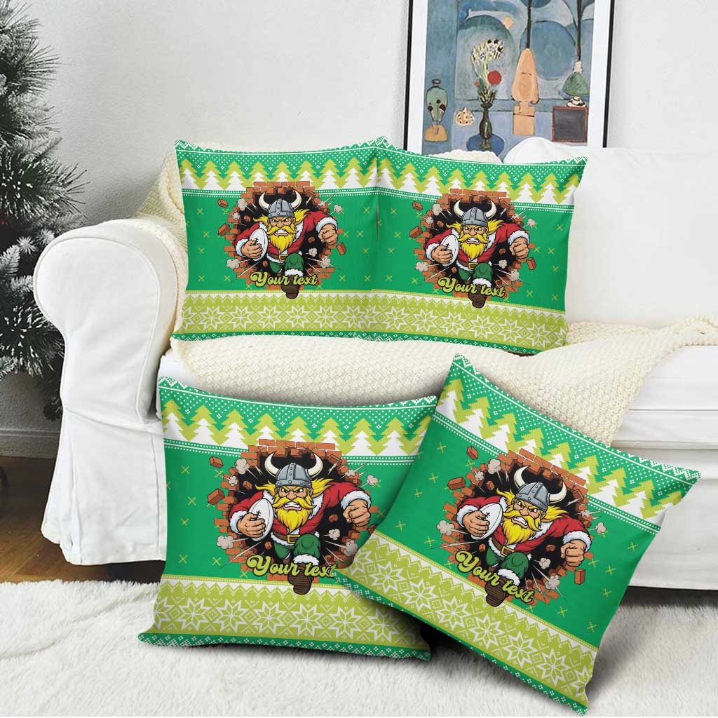 Santa Raiders Personalized Pillow Cover Christmas Rugby League Spirit - Aussie Hoodie
