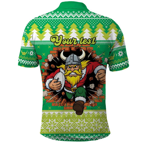 Santa Raiders Personalized Polo Shirt Christmas Rugby League Spirit - Aussie Hoodie