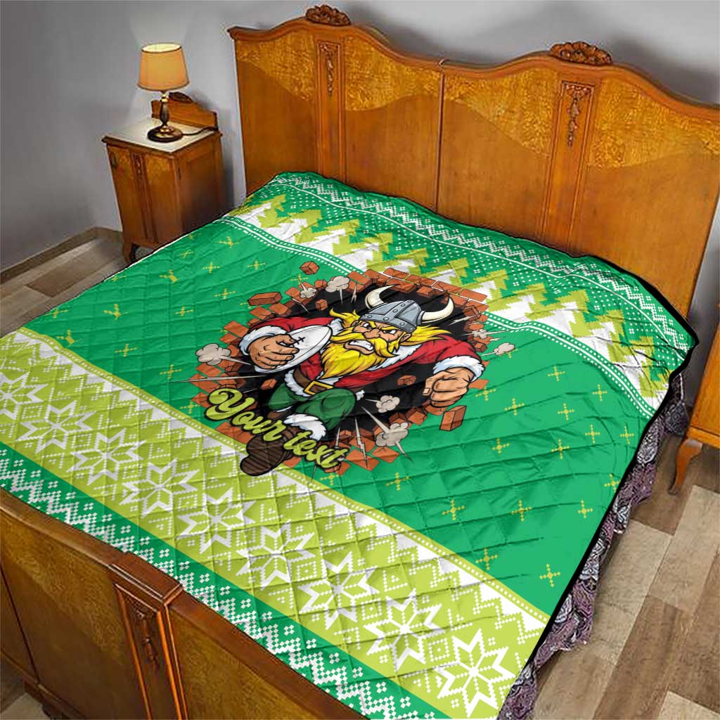 Santa Raiders Personalized Quilt Christmas Rugby League Spirit - Aussie Hoodie