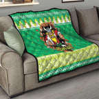 Santa Raiders Personalized Quilt Christmas Rugby League Spirit - Aussie Hoodie