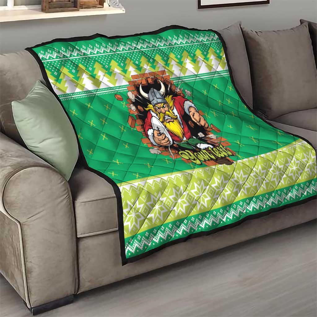 Santa Raiders Personalized Quilt Christmas Rugby League Spirit - Aussie Hoodie