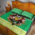 Santa Raiders Personalized Quilt Bed Set Christmas Rugby League Spirit - Aussie Hoodie