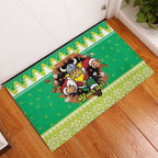 Santa Raiders Personalized Rubber Doormat Christmas Rugby League Spirit - Aussie Hoodie