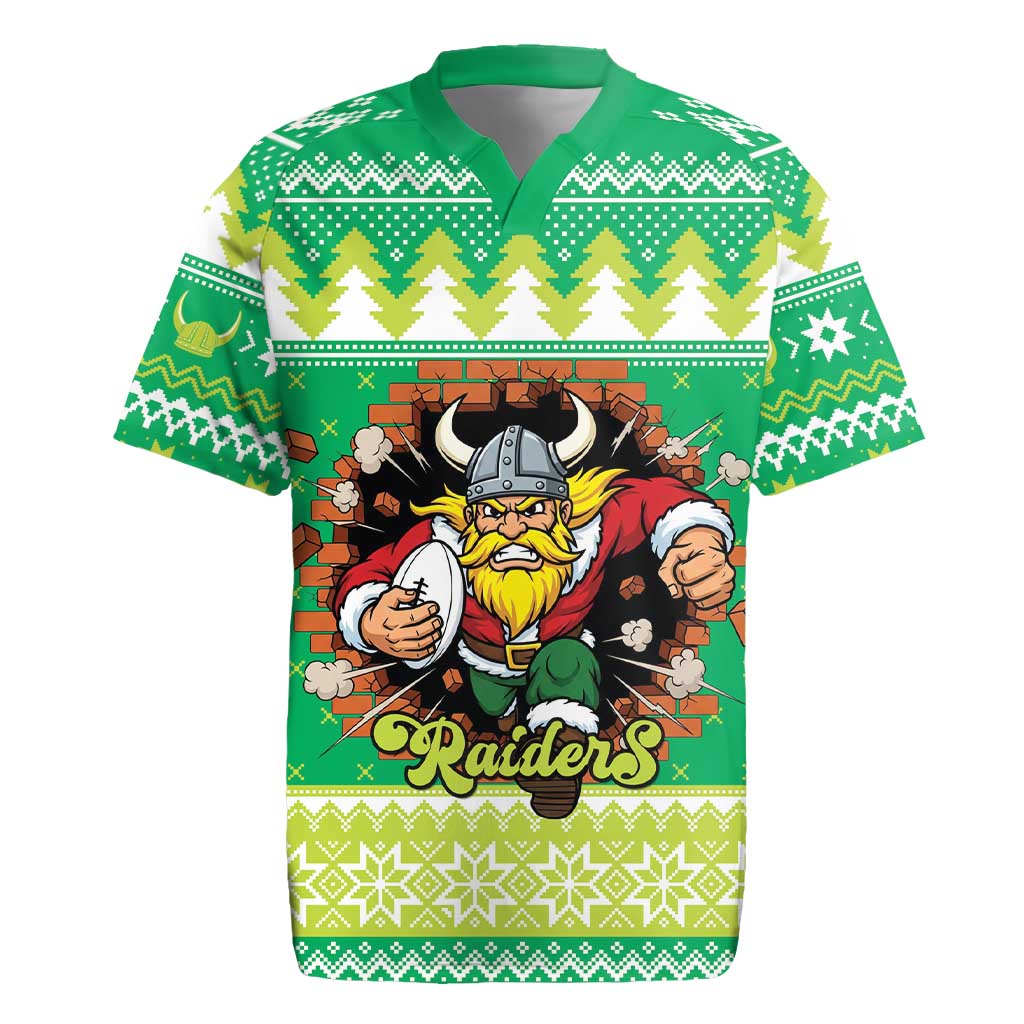 Santa Raiders Personalized Rugby Jersey Christmas Rugby League Spirit - Aussie Hoodie