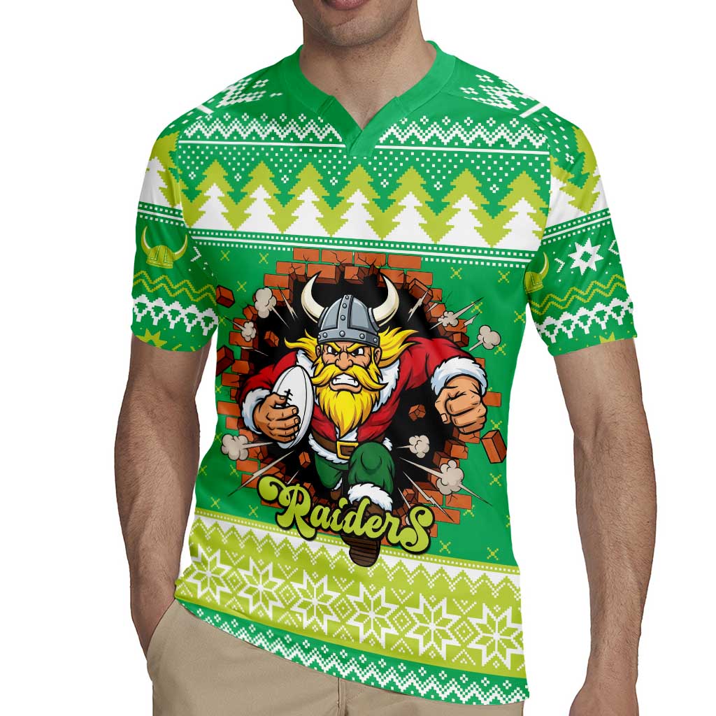 Santa Raiders Personalized Rugby Jersey Christmas Rugby League Spirit - Aussie Hoodie