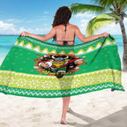Santa Raiders Personalized Sarong Christmas Rugby League Spirit - Aussie Hoodie