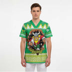 Santa Raiders Personalized Scrub Top Christmas Rugby League Spirit - Aussie Hoodie