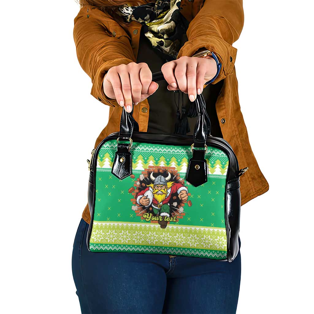 Santa Raiders Personalized Shoulder Handbag Christmas Rugby League Spirit - Aussie Hoodie