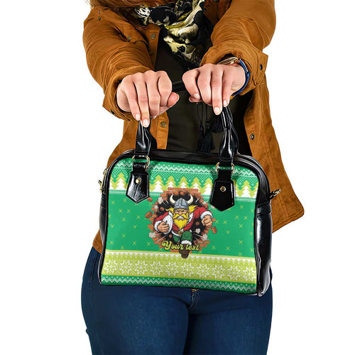 Santa Raiders Personalized Shoulder Handbag Christmas Rugby League Spirit - Aussie Hoodie