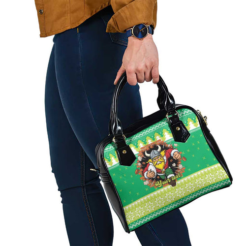 Santa Raiders Personalized Shoulder Handbag Christmas Rugby League Spirit - Aussie Hoodie