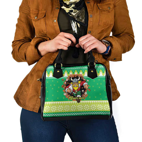Santa Raiders Personalized Shoulder Handbag Christmas Rugby League Spirit - Aussie Hoodie
