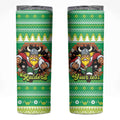 Santa Raiders Personalized Skinny Tumbler Christmas Rugby League Spirit - Aussie Hoodie