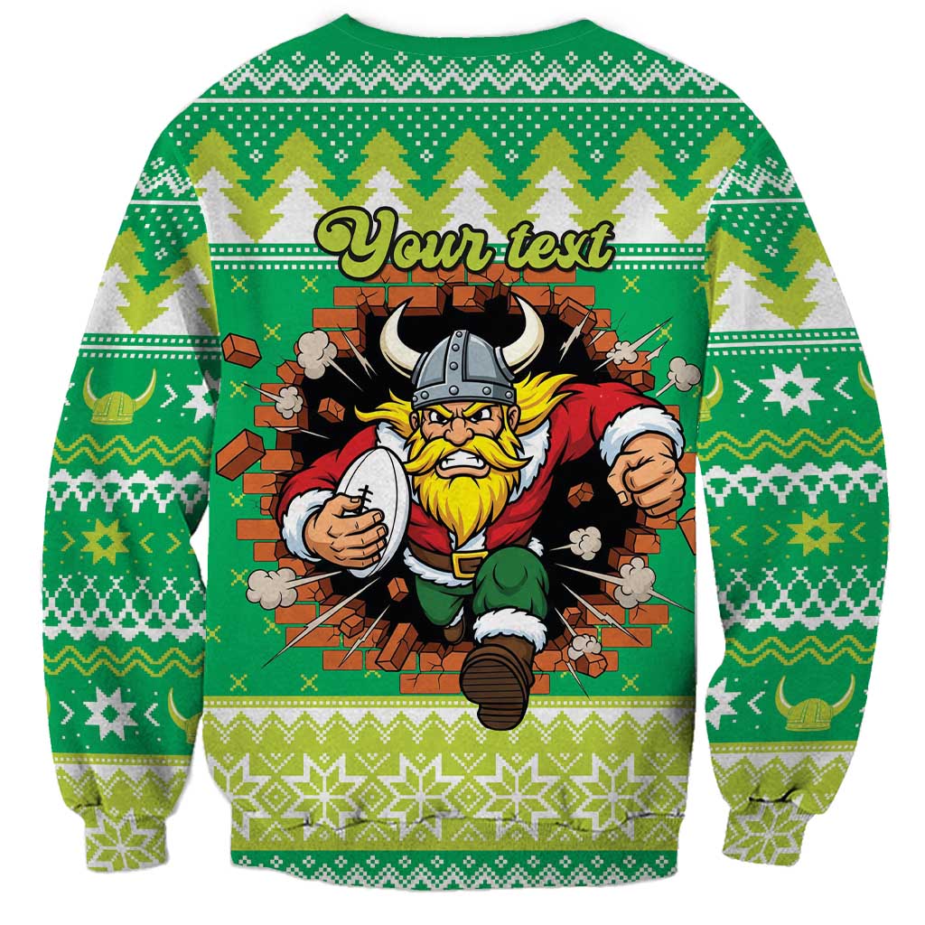 Santa Raiders Personalized Sweatshirt Christmas Rugby League Spirit - Aussie Hoodie