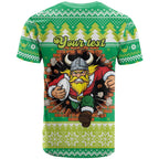 Santa Raiders Personalized T Shirt Christmas Rugby League Spirit - Aussie Hoodie