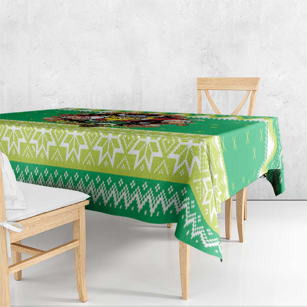 Santa Raiders Personalized Tablecloth Christmas Rugby League Spirit - Aussie Hoodie