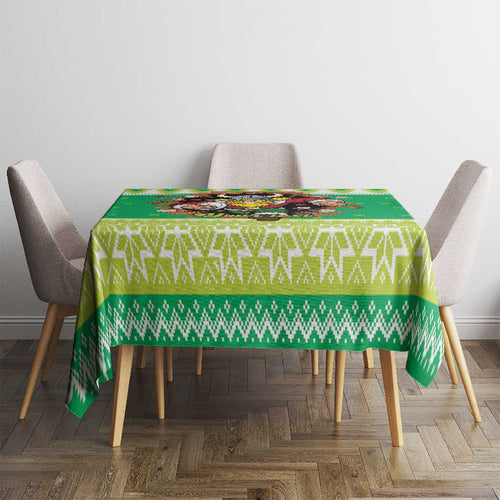 Santa Raiders Personalized Tablecloth Christmas Rugby League Spirit - Aussie Hoodie