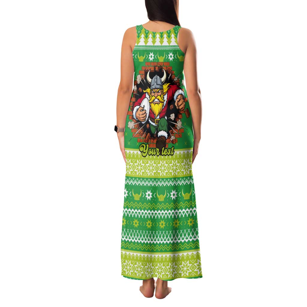 Santa Raiders Personalized Tank Maxi Dress Christmas Rugby League Spirit - Aussie Hoodie