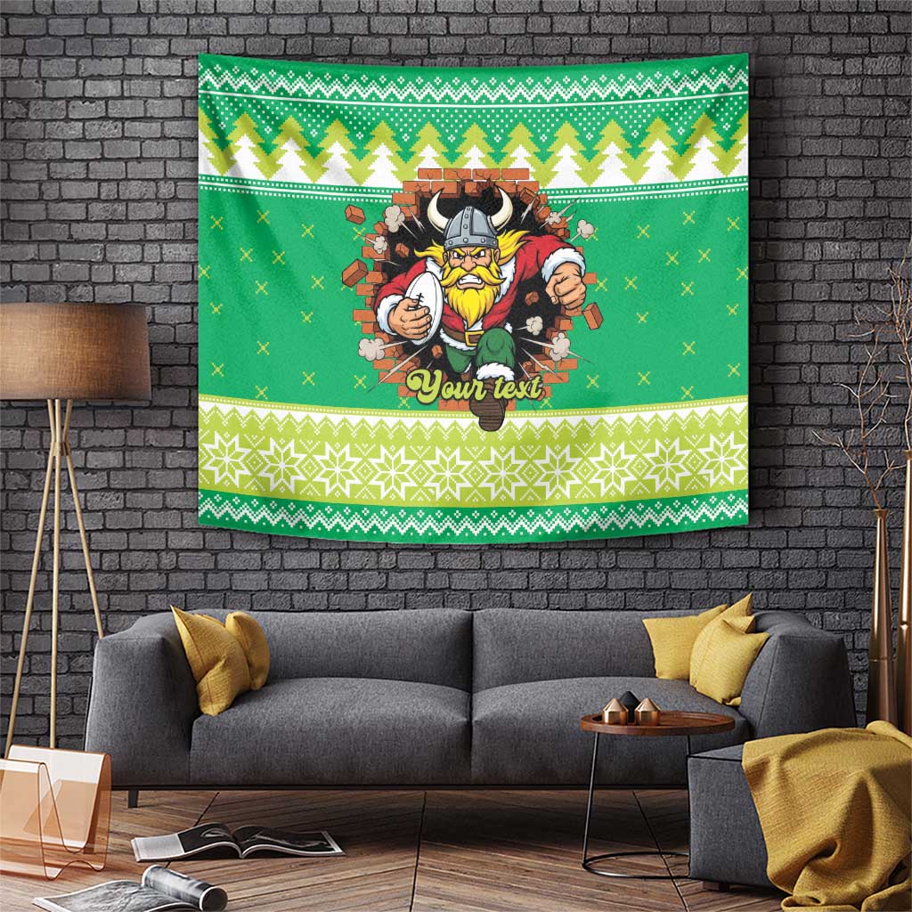 Santa Raiders Personalized Tapestry Christmas Rugby League Spirit - Aussie Hoodie